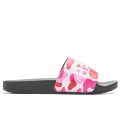 Abc Camo Slide Sandals- Pink