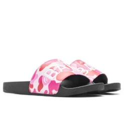 Abc Camo Slide Sandals- Pink -Shoe Series Store Bathing Ape Abc Camo Slide Sandals Pink 001FWJ301010M PNK 06 29 23 Feature VR 5