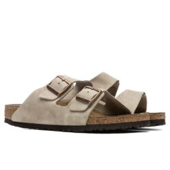 Birkenstock Narrow Arizona Soft Footbed - Taupe -Shoe Series Store Birkenstock Arizona Narrow Soft Footbed Taupe 0951303 06 26 2021 01 4