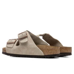 Birkenstock Narrow Arizona Soft Footbed - Taupe -Shoe Series Store Birkenstock Arizona Narrow Soft Footbed Taupe 0951303 06 26 2021 01 5