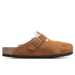 Birkenstock Wide Boston Shearling - Mink