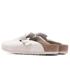 Birkenstock Wide Boston - Antique White -Shoe Series Store Birkenstock Wide Boston Ant White SD R 1024731 02 02 23 Feature VR 4