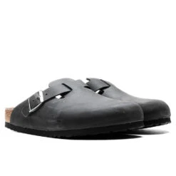 Birkenstock Wide Boston - Black Oil -Shoe Series Store Birkenstock Wide Boston Black Oil 0059461 06 19 22 Feature JORDAN 10