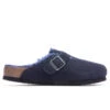 Birkenstock Wide Boston Shearling - Midnight -Shoe Series Store Birkenstock Wide Boston Shearling Midnight 1020594 10 24 22 Feature VR 2 JM