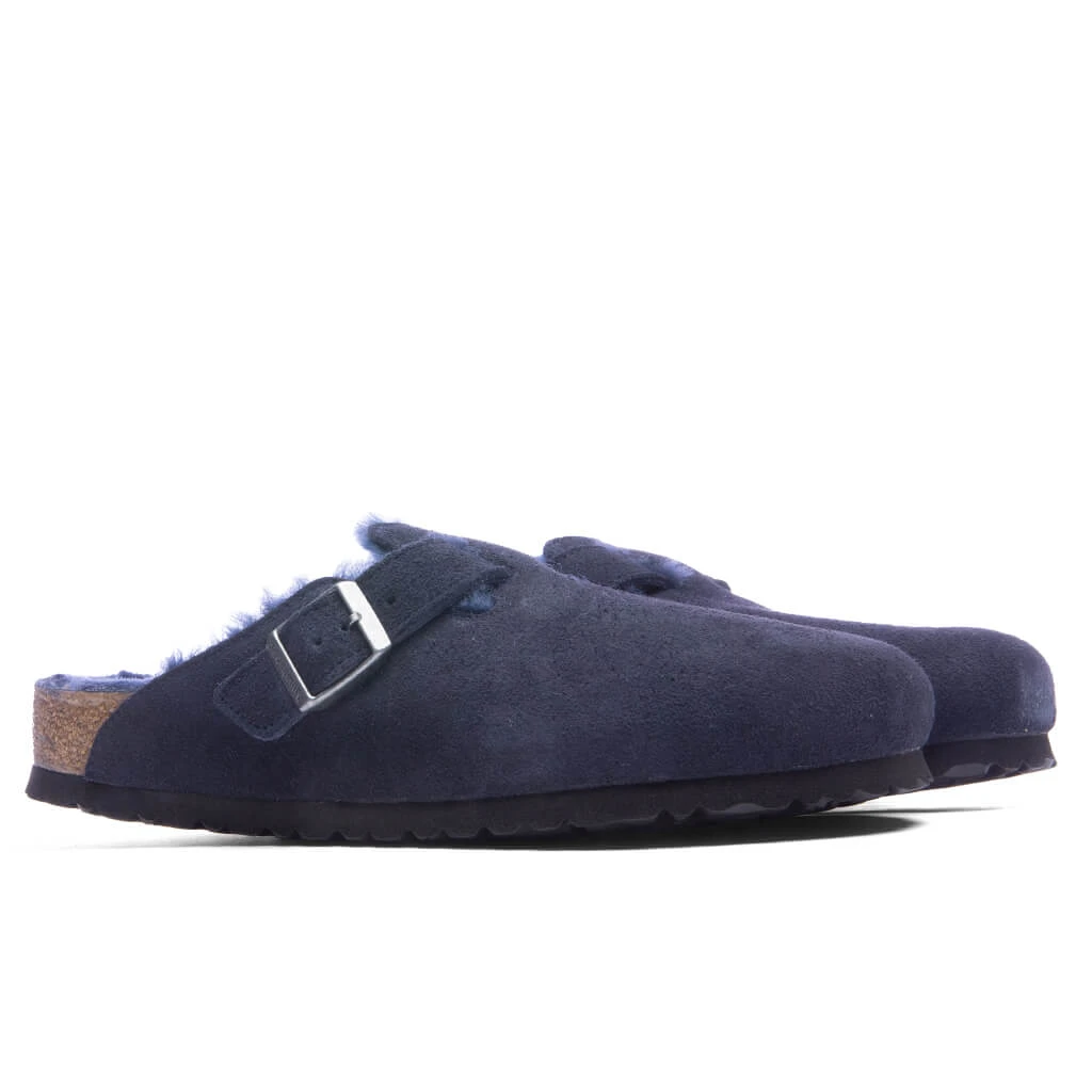 Birkenstock Wide Boston Shearling - Midnight 5 Birkenstock Wide Boston Shearling - Midnight - Image 3