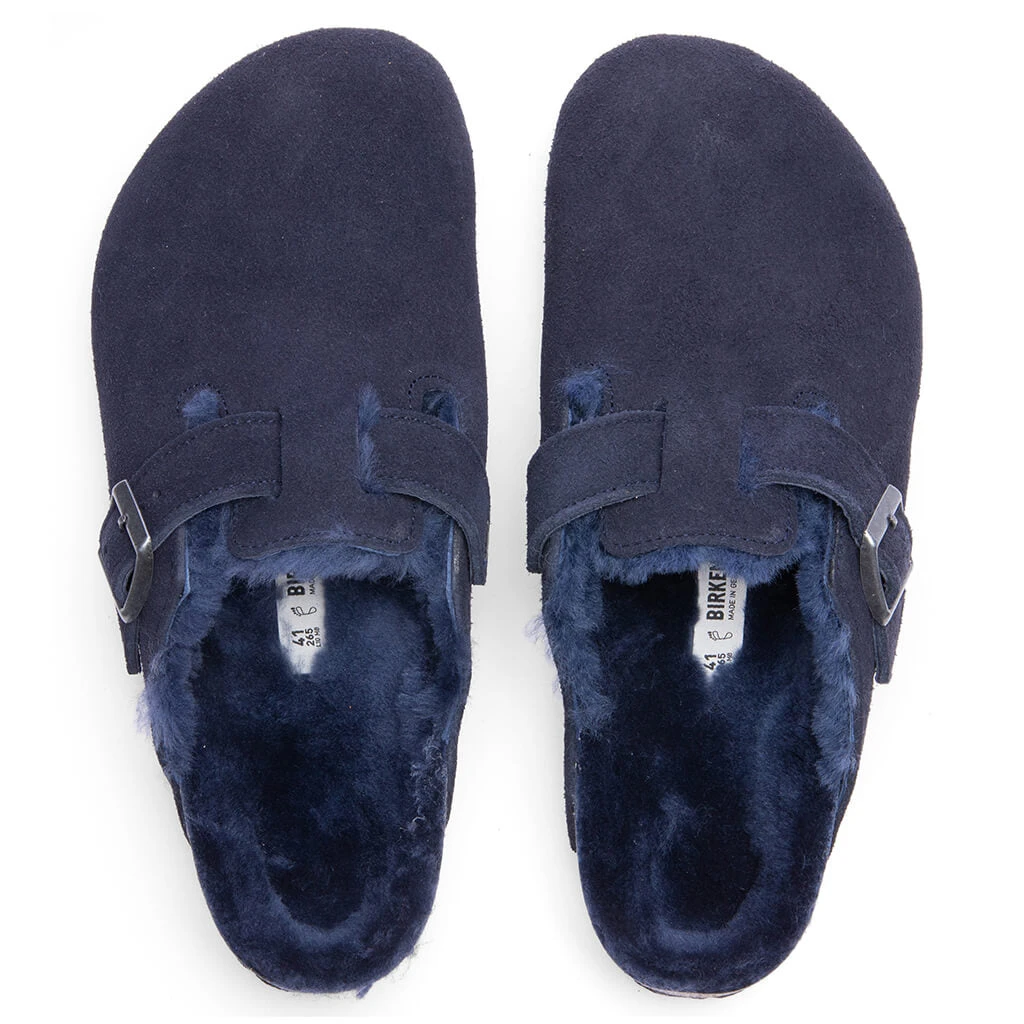 Birkenstock Wide Boston Shearling - Midnight 4 Birkenstock Wide Boston Shearling - Midnight - Image 2