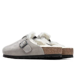 Birkenstock Wide Boston Shearling - Stone Coin -Shoe Series Store Birkenstock Wide Boston Shearling Stone Coin 1017650 07 09 2021 01 3