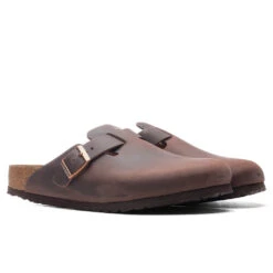 Birkenstock Wide Boston Soft Bed - Habana Oil -Shoe Series Store Birkenstock Wide Boston Soft Bed Habana Oil 0159711 06 22 22 Feature JM 2