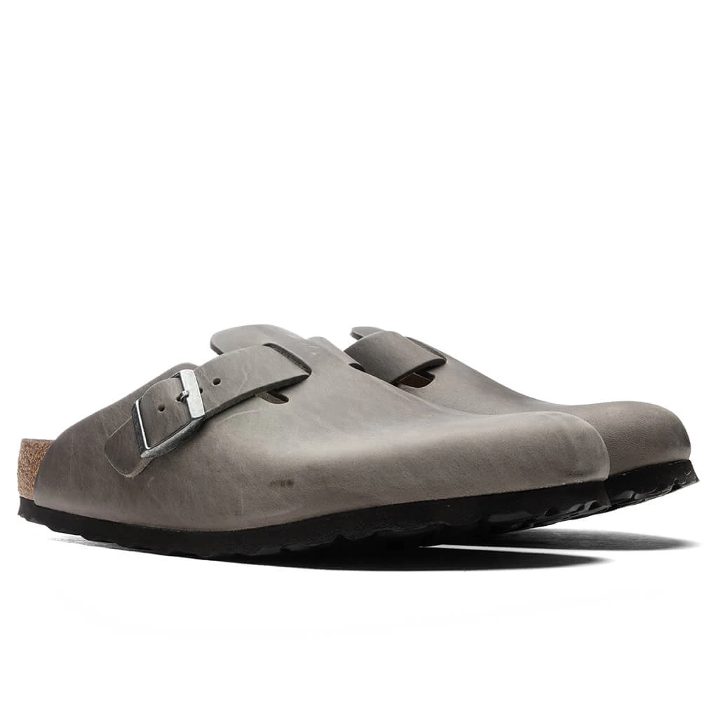 Birkenstock Wide Boston Soft Footbed - Iron 6 Birkenstock Wide Boston Soft Footbed - Iron - Image 4