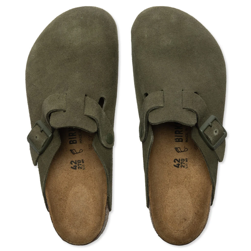 Birkenstock Wide Boston - Thyme 4 Birkenstock Wide Boston - Thyme - Image 2