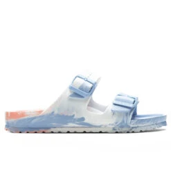 Birkenstock Women's Narrow Arizona Essentials Eva - Multi Coral Peach