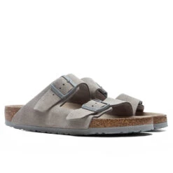 Birkenstock Wide Arizona Soft Footbed - Stone Coin -Shoe Series Store BirkenstockWideArizonaSoftFootbed StoneCoin 1020507 2