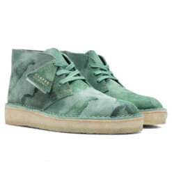 Shoe Series Store -Shoe Series Store Clarks Desert Coal Green Camo 26166172 06 01 22 Feature VR 3