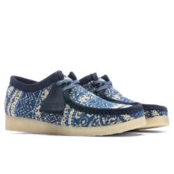 Shoe Series Store -Shoe Series Store Clarks Wallabee Blue Fabric 26166649 11 04 22 S NF Feature 14