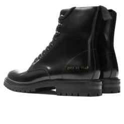 Common Projects Combat Boot - Black -Shoe Series Store Common Projects Combat Boot Black 2323 7547 08 31 2021 01