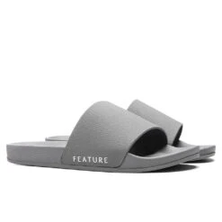Cabana Slides - Grey -Shoe Series Store Feature Slides Grey 82321 GRY 06 01 22 Feature DV 2