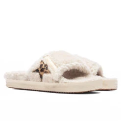 Golden Goose Women's Shearling Poolstar - Beige/Brown Black Leo -Shoe Series Store Golden Goose Women s Shearling Poolstar Beige Brown Black Leo GWF00200.F003469.15386 10 08 22 Feature JM 2