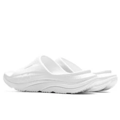 Hoka Ora Recovery Slide 3 - White/White -Shoe Series Store Hoka One One Ora Recovery Slide White White 1134527 WWH 12 05 22 Feature JP 5