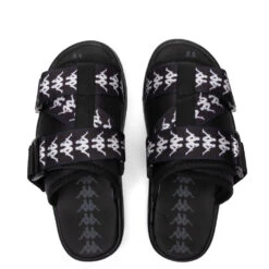 Kappa 222 Banda Mitel 1 Sandals - Black/White 9 Kappa 222 Banda Mitel 1 Sandals - Black/White -Shoe Series Store Kappa 222 Banda Mitel 1 Black White 304KUQ0 A0N 03 03 2021 01 4