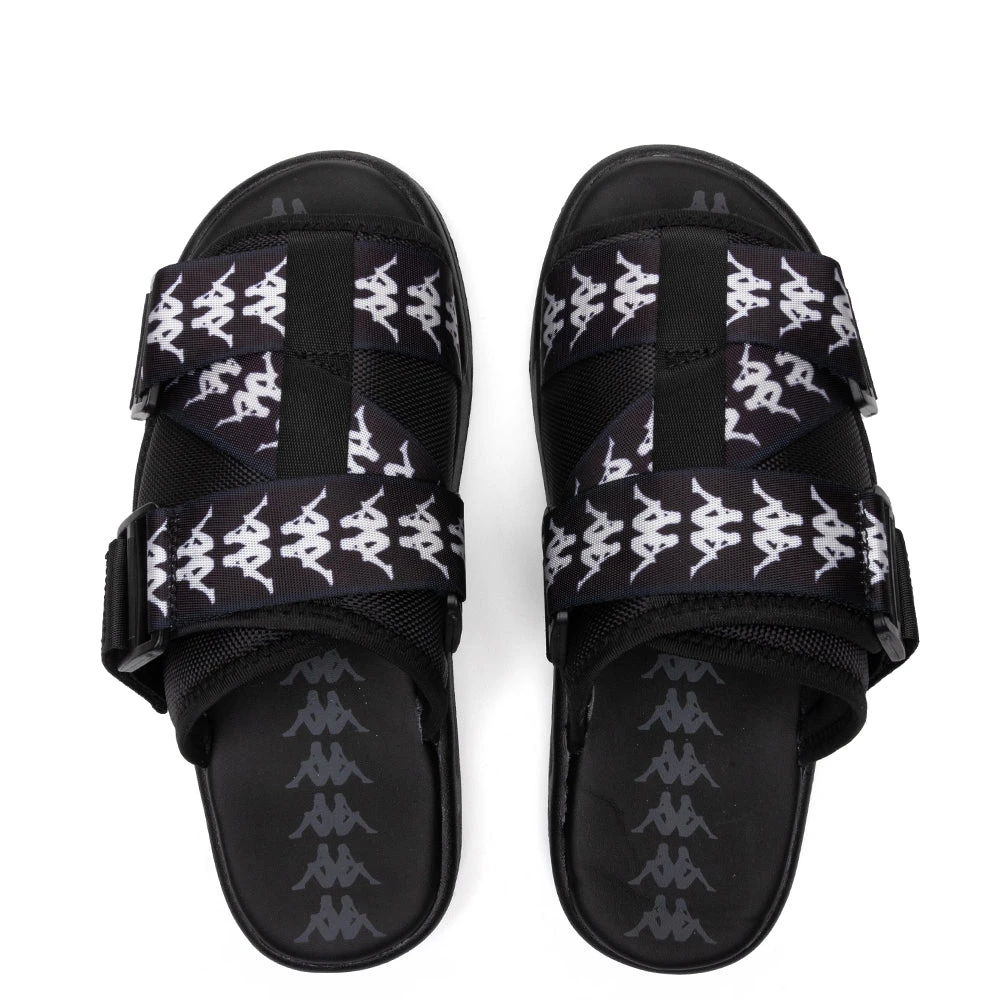 Kappa 222 Banda Mitel 1 Sandals - Black/White 6 Kappa 222 Banda Mitel 1 Sandals - Black/White - Image 4