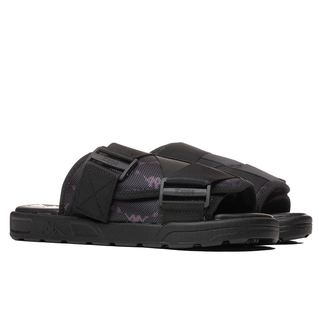 Kappa 222 Banda Mitel 4 Sandals - Black/White 4 Kappa 222 Banda Mitel 4 Sandals - Black/White - Image 2