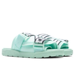Kappa Authentic JPN Mitel 2 Sandals - Green Jade/Black -Shoe Series Store Kappa Authentic JPN Mitel 2 Sandals Green Jade Black 31172WW A39 10 23 2021 01 2