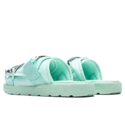 Kappa Authentic JPN Mitel 2 Sandals - Green Jade/Black -Shoe Series Store Kappa Authentic JPN Mitel 2 Sandals Green Jade Black 31172WW A39 10 23 2021 01 3