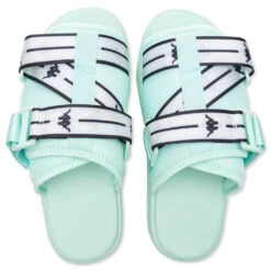 Kappa Authentic JPN Mitel 2 Sandals - Green Jade/Black -Shoe Series Store Kappa Authentic JPN Mitel 2 Sandals Green Jade Black 31172WW A39 10 23 2021 01 4