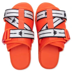 Kappa Authentic JPN Mitel 2 Sandals - Orange/Black -Shoe Series Store Kappa Authentic JPN Mitel 2 Sandals Orange Black 31172WW A3B 10 23 2021 01 4