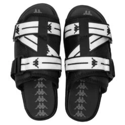 Kappa Authentic Jpn Mitel Sandals - Black/White -Shoe Series Store Kappa Authentic Jpn Mitel Sandals Black White 304T500 916 04 28 2021 01 4