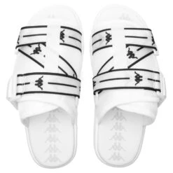 Kappa Authentic Jpn Mitel Sandals - White/Black -Shoe Series Store Kappa Authentic Jpn Mitel Sandals White Black 304T500 900 04 28 2021 01 4