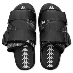 Kappa Authentic Nuuk 1 Sandals - Black/Light Grey -Shoe Series Store Kappa Authentic Nuuk 1 Sandals Black Light Grey 34171RW A1P 10 23 2021 01 3