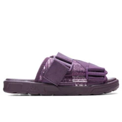 Kappa Authentic Nuuk 1 Sandals - Dark Purple/Beige Natural