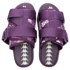 Kappa Authentic Nuuk 1 Sandals - Dark Purple/Beige Natural -Shoe Series Store Kappa Authentic Nuuk 1 Sandals Dark Purple Beige Natural 34171RW A1U 10 23 2021 01 4