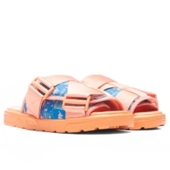 Kappa Authentic Nuuk 1 Sandals - Peach/Blue -Shoe Series Store Kappa Authentic Nuuk 1 Sandals Peach Blue 34171RW A1S 05 24 22 Feature JM 4