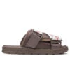 Kappa Logo Tape Kalpi Sandals - Brown/Light Pink -Shoe Series Store Kappa Logo Tape Kalpi Sandals Brown Light Pink 32167QW A0F 01 16 2022 01