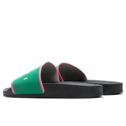 Marni Rubber Slide - Garden Green/Fuchsia/Silk White 8 Marni Rubber Slide - Garden Green/Fuchsia/Silk White -Shoe Series Store Marni Rubber Slide Garden Green Fuchsia Silk White SAMR003202 P4547 ZO102 12 31 2021 01 3