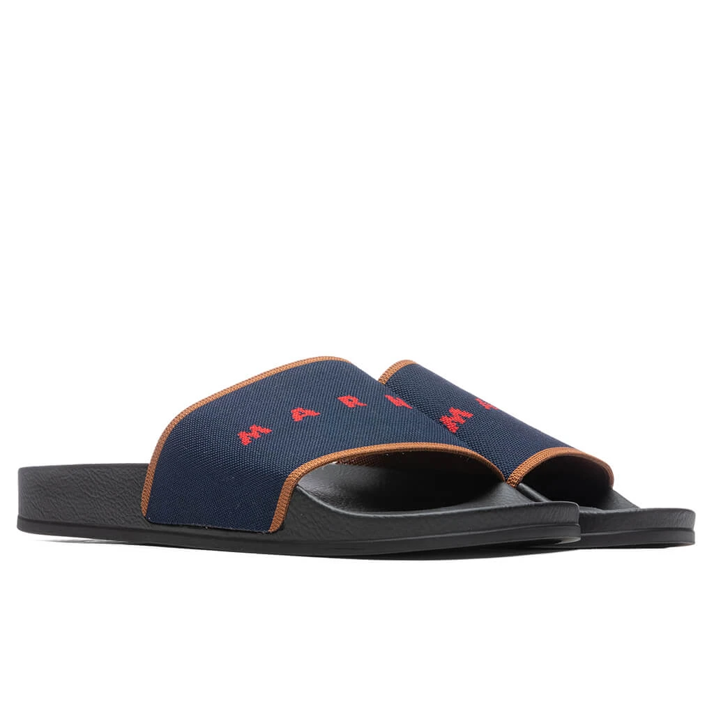 Marni Sandal - Blue Marine/Maroon Red 4 Marni Sandal - Blue Marine/Maroon Red - Image 2