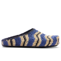 Marni X No Vacancy Inn Fussbett Sabot - Vivid Blue/Natural