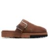 Comfort Leather Slipper - Brown/Black -Shoe Series Store Off White c o Virgil Abloh Comfort Leather Slipper Brown Black OMIC003S21LEA0016010 03 25 2021 01