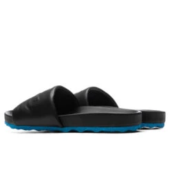 Leather Slider - Black/Blue -Shoe Series Store Off White c o Virgil Abloh Leather Slider Black Blue OMIC006S22LEA0011045 02 02 23 Feature VR 6