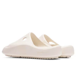 Meteor Rubber Slider - Bone/Bone -Shoe Series Store Off White c o Virgil Abloh Meteor Rubber Slider Bone Bone OMIC014F22MAT0016161 11 15 22 Feature VR 4