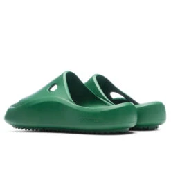 Meteor Rubber Slider - Green/Green -Shoe Series Store Off White c o Virgil Abloh Meteor Rubber Slider Green Green OMIC014F22MAT0015555 11 15 22 Feature VR 4