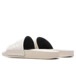 Palm Angels Pool Slider - Beige/White -Shoe Series Store Palm Angels Pool Slider Beige White PMIC001F22PLA001 6101 02 01 23 Feature JP 5