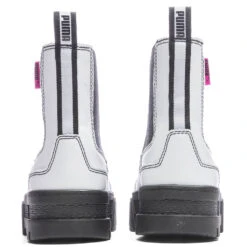 Puma Women's Mayze Chelsea Pop - White/Black -Shoe Series Store Puma Women s Mayze Chelsea Pop White Black 384549 02 11 20 22 Feature JM 6