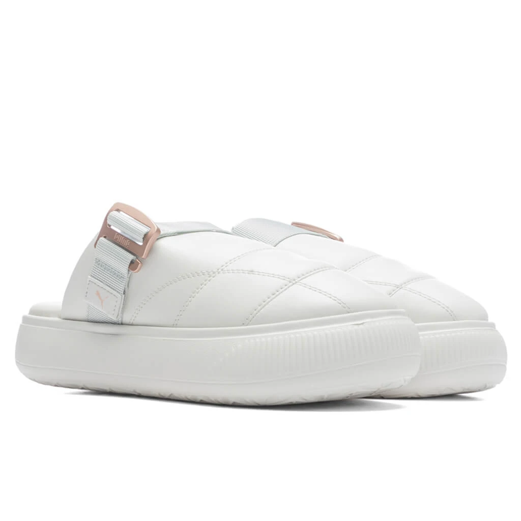 Puma Women's Suede Mayu Mule L - Nimbus Cloud/Platinum Grey 4 Puma Women's Suede Mayu Mule L - Nimbus Cloud/Platinum Grey - Image 2