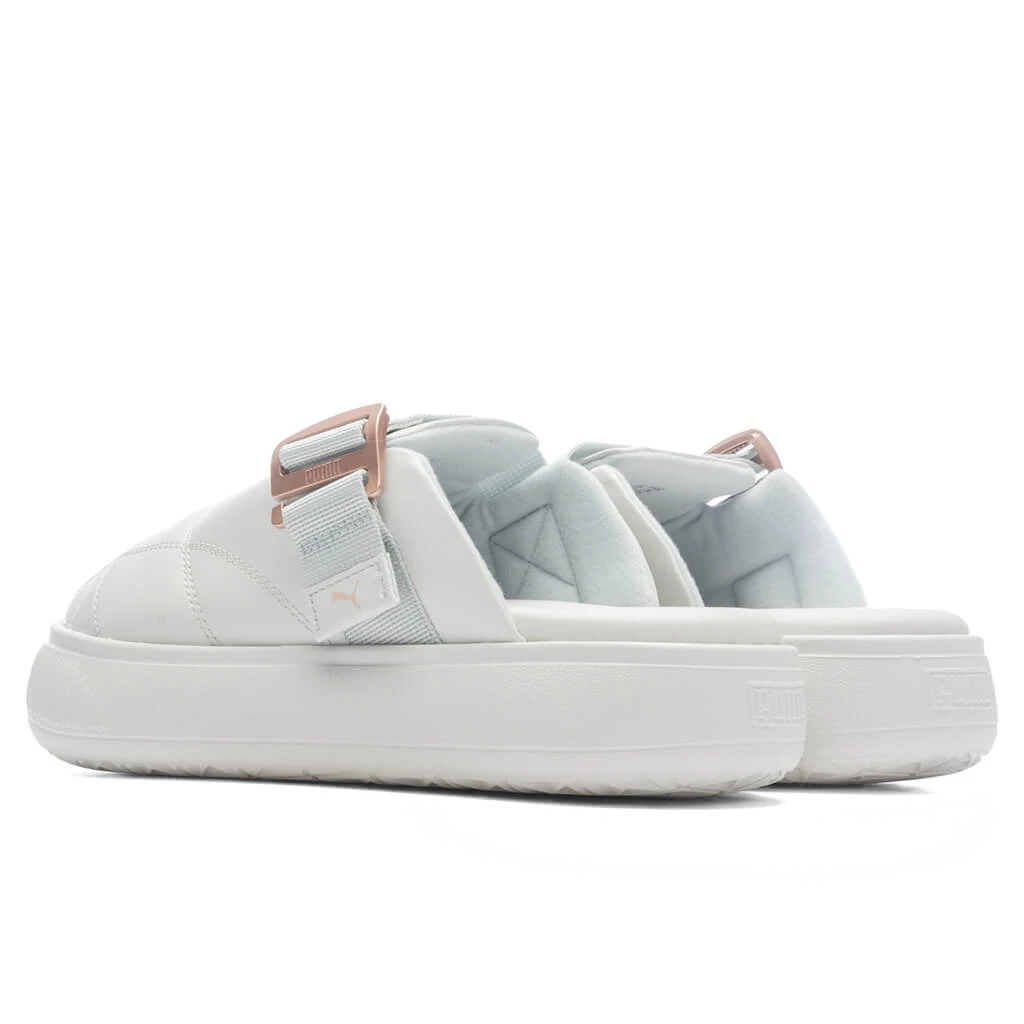 Puma Women's Suede Mayu Mule L - Nimbus Cloud/Platinum Grey 5 Puma Women's Suede Mayu Mule L - Nimbus Cloud/Platinum Grey - Image 3
