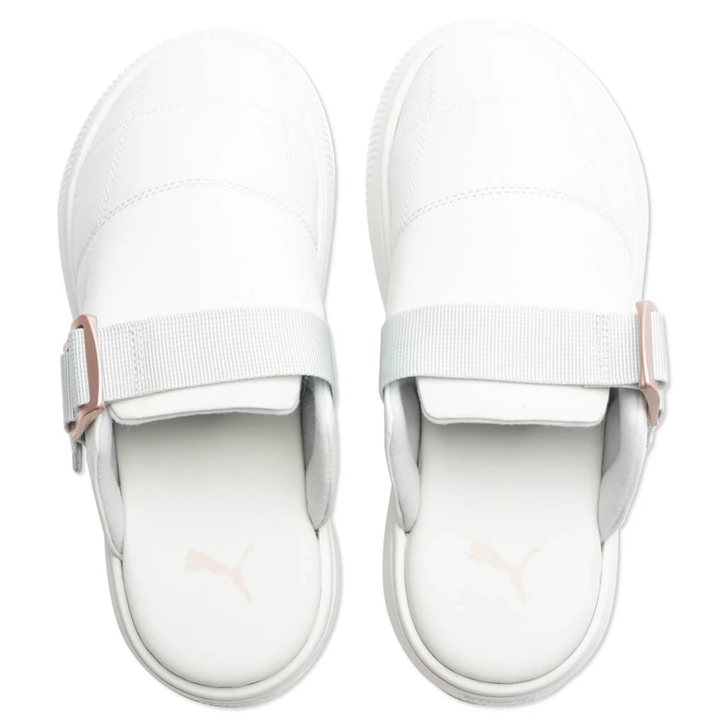 Puma Women's Suede Mayu Mule L - Nimbus Cloud/Platinum Grey 6 Puma Women's Suede Mayu Mule L - Nimbus Cloud/Platinum Grey - Image 4