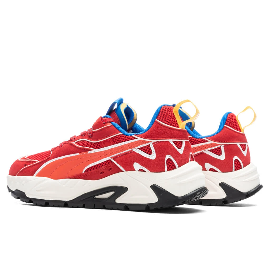 Puma X Joshua Vides Ferrari RS Track - Rosso Corsa/Frosted Ivory 5 Puma X Joshua Vides Ferrari RS Track - Rosso Corsa/Frosted Ivory - Image 3