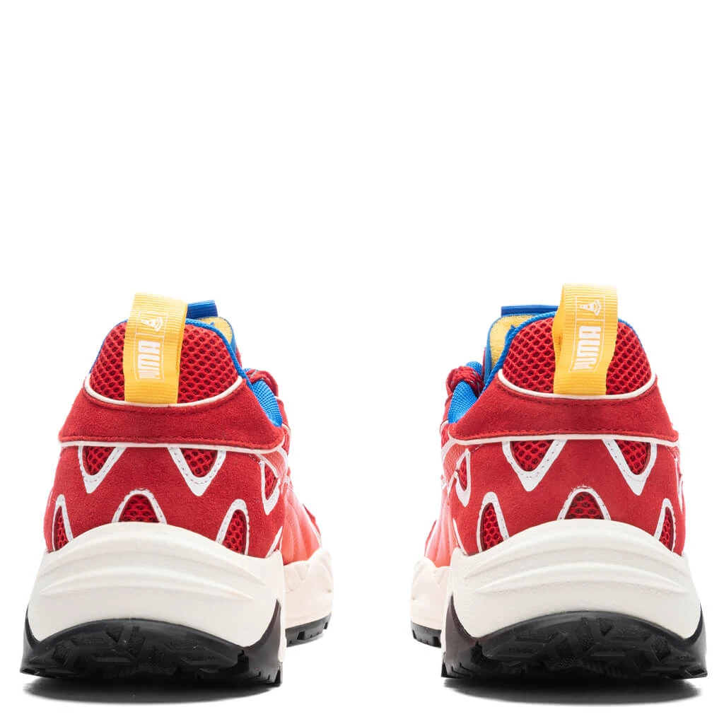 Puma X Joshua Vides Ferrari RS Track - Rosso Corsa/Frosted Ivory 6 Puma X Joshua Vides Ferrari RS Track - Rosso Corsa/Frosted Ivory - Image 4